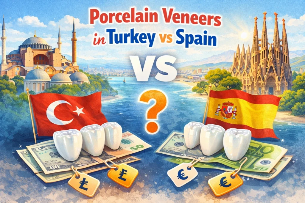 Porseleinen facings in Turkije versus Spanje | LYGOS DENTAL