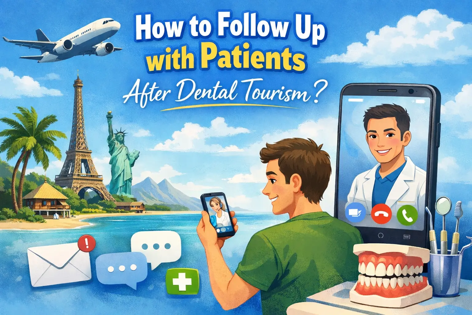 Come seguire i pazienti dopo un viaggio per cure dentistiche | LYGOS DENTAL